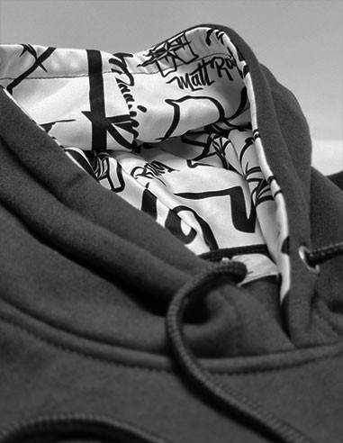 customisable hoodie matt racing for teams, companies, as a gift, to make someone happy